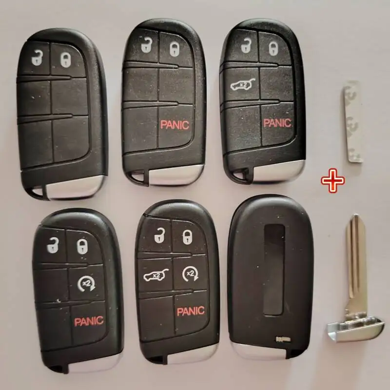 

2/3/4/5BTN автомобильный чехол для смарт-ключа для Jeep Grand Cherokee Dodge Ram 1500 Journey Charger Dart Challenger Durango chrysler