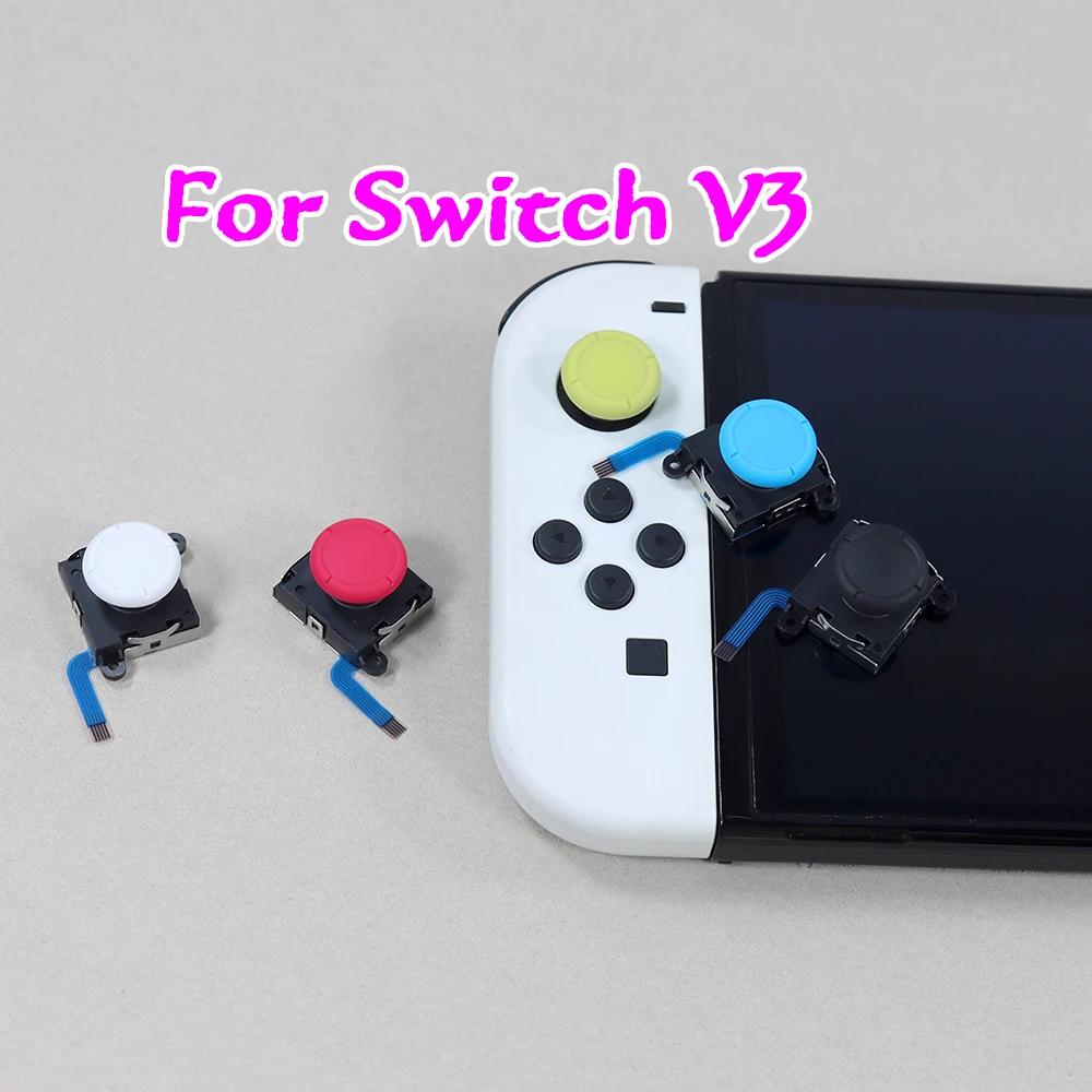 50pcs Original New Joy Con Controller Repair Part 3D Joystick with Flex Cable For NS Nintendo NS Switch 3D joystick V3 3.0