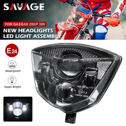 E24 Headlight Assembly For GASGAS EC250/F EC300 EC350F 2021-2023 Motocross Racing LED Light Waterproof for GAS GAS EC 250 300
