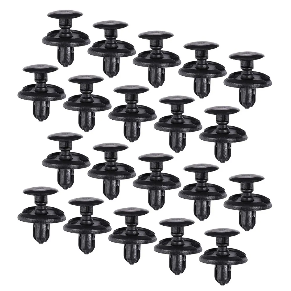 80Pcs Radiator Yoke Fastener Clips Push Type Super Strong Fastener Rivet Clips for Car Bumper Shield Retainer Suitable