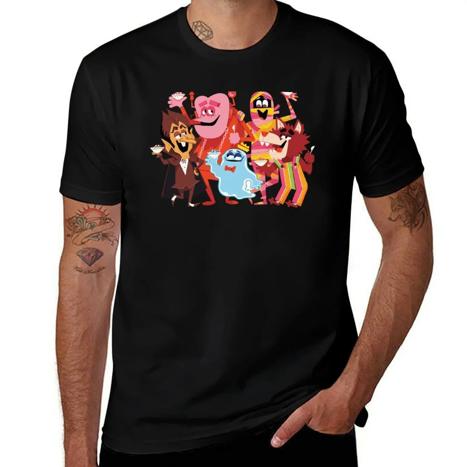 Cereal Creatures T-Shirt Labor Work Casual T-Shirt