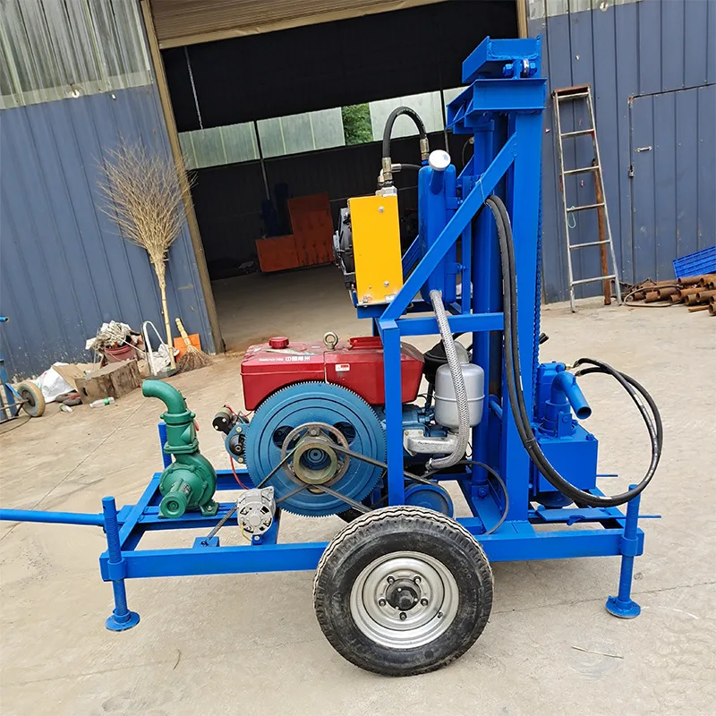 Foratrice idraulica diesel da 200 m per irrigazione agricola, piccolo foro di pozzo, per risparmiare tempo, per risparmiare manodopera
