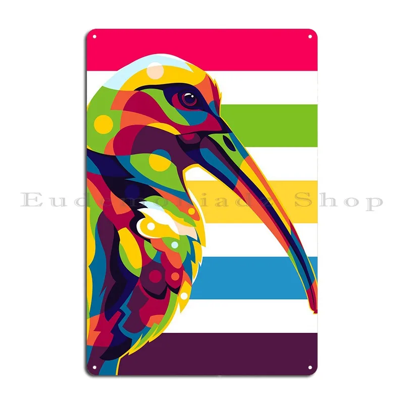 Hadada Ibis Metal Plaque Poster Cinema Garage Plaques Personalized Mural Tin Sign Poster