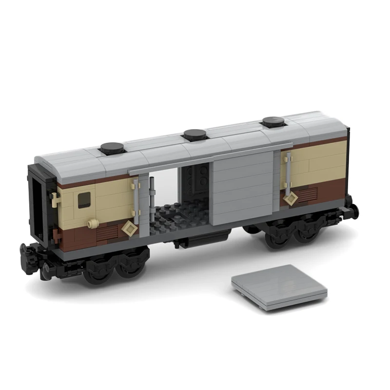 NEW Train Cabin for 10194 The Emerald Night Train Bricks Model MOC City Car Carriage Building Blocks Creative Idea Expert Toys