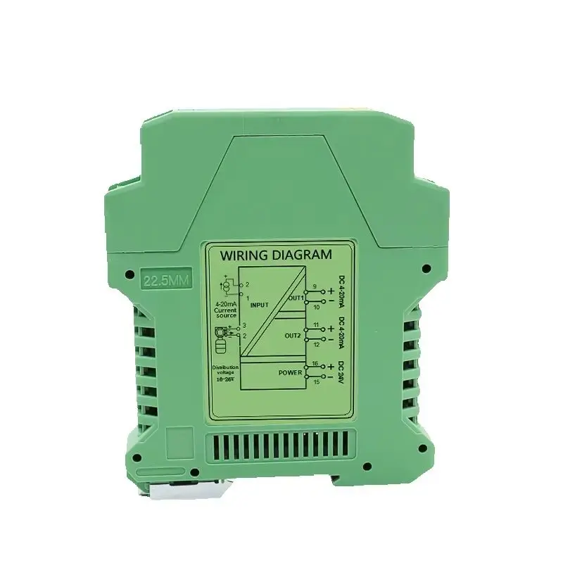 Analog Signal Converter Isolator Signal Isolator 35MM Din Rail 4-20ma to 0-10V 0-5V Voltage Current Signal Splitter Conditioner