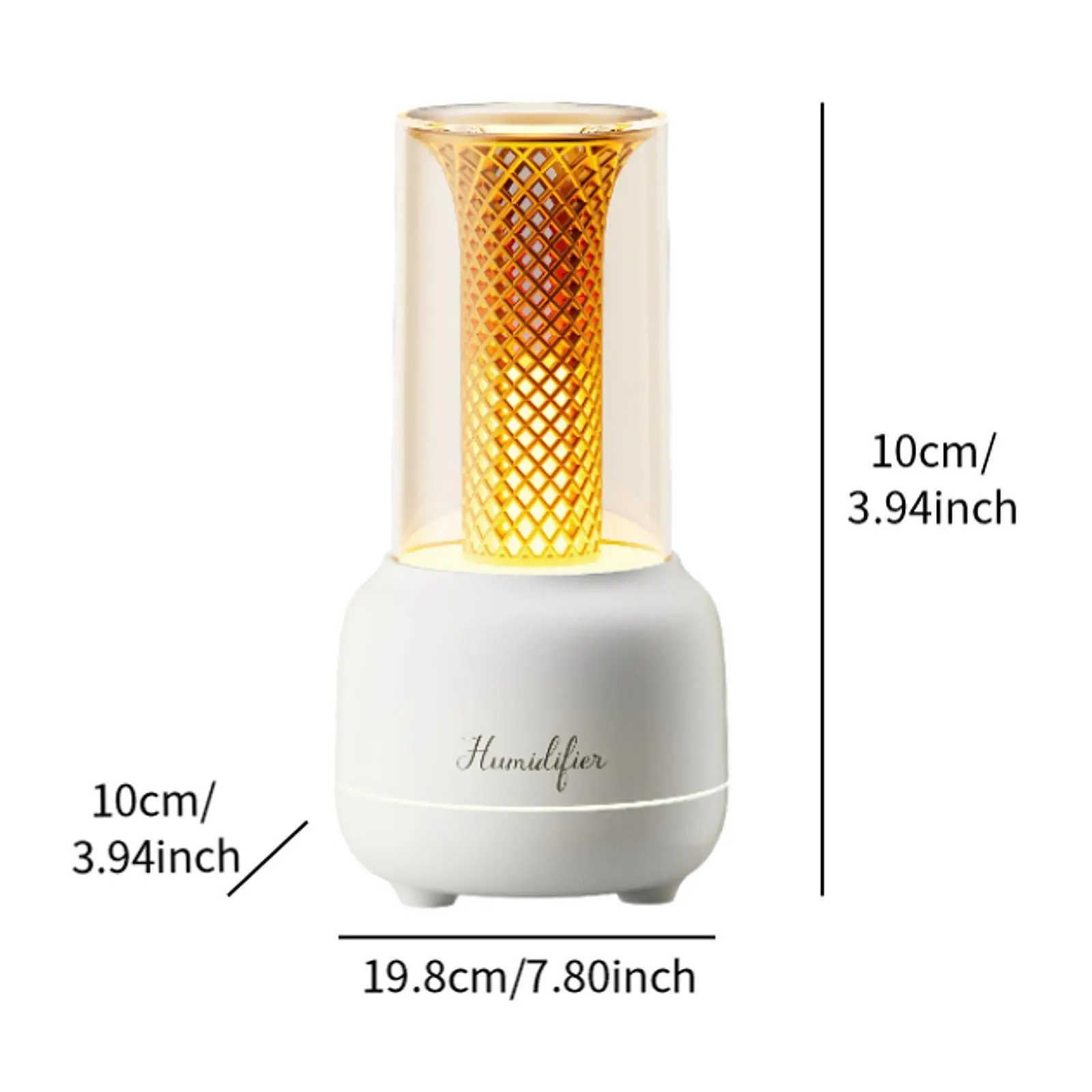 Essential Oil Diffuser with Night Light for Bathroom Bedside Countertop