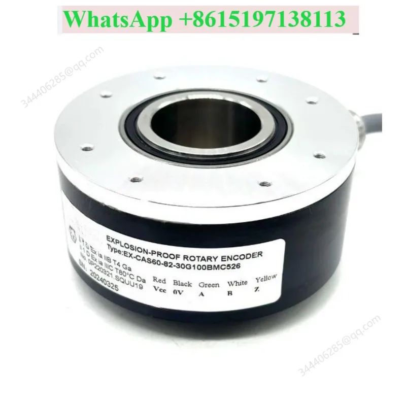 RS485 output type intelligent absolute encoder, single-turn multi-turn rotary encoder, dual output 12-bit clamping flange 8mm