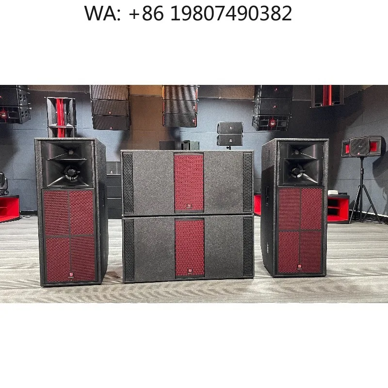 

Dual 15 Inch Three Way Full Range Speaker Outdoor Professional PA Sound System for Live Show