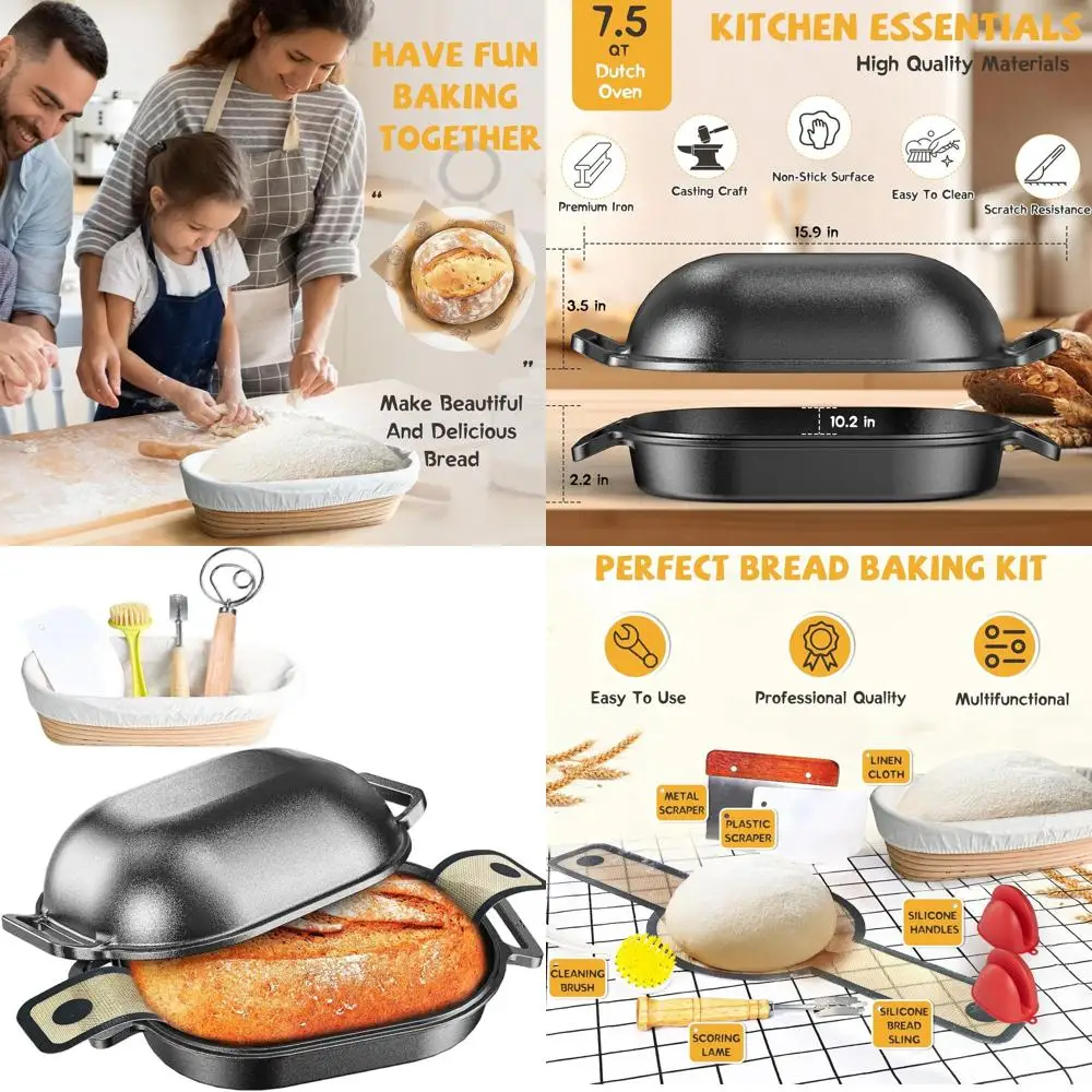 7.5 Qt Cast Iron Du…