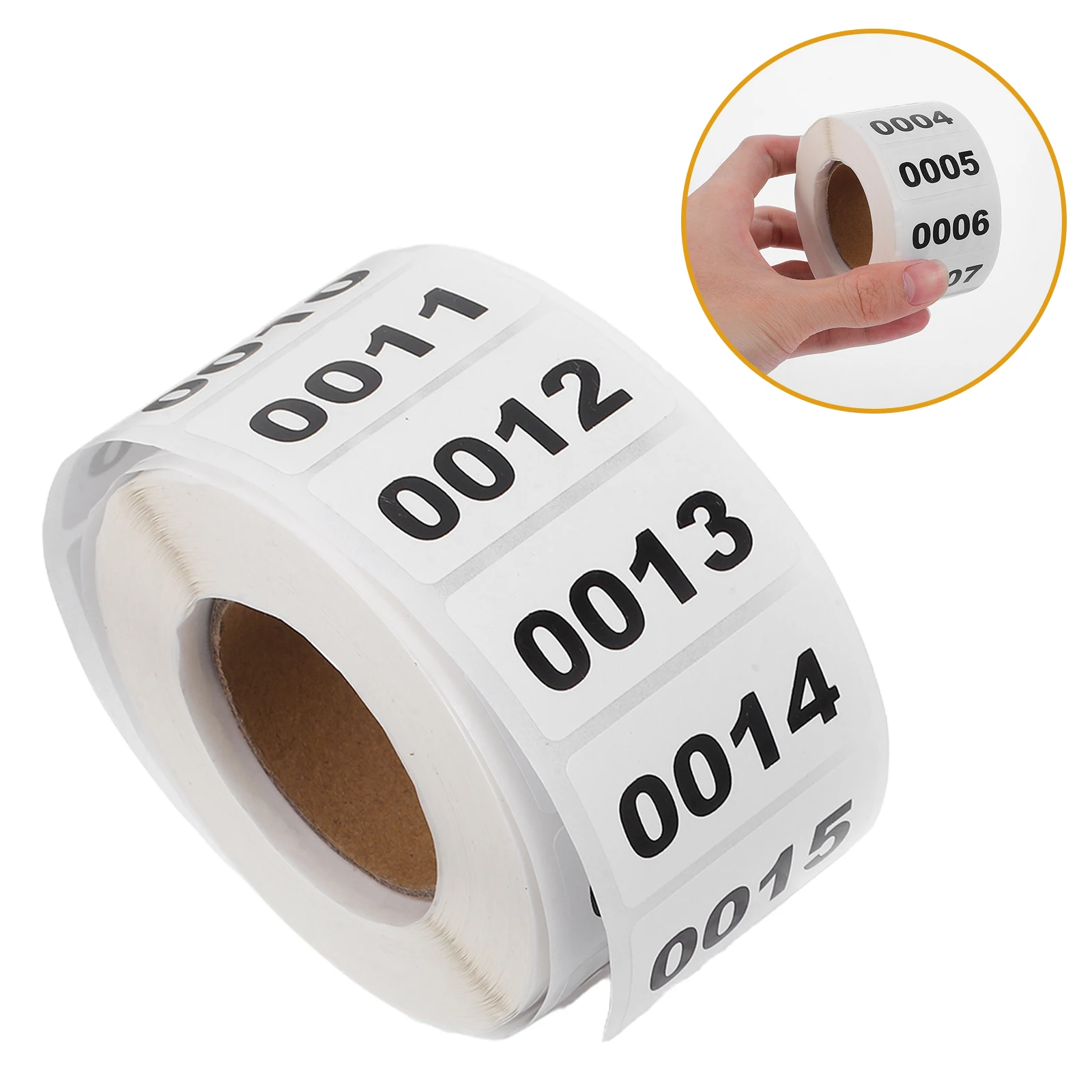 

Digital Label Consecutive Number Sticker Stickers Classification Adhesive Mailbox Copperplate Identification Labels