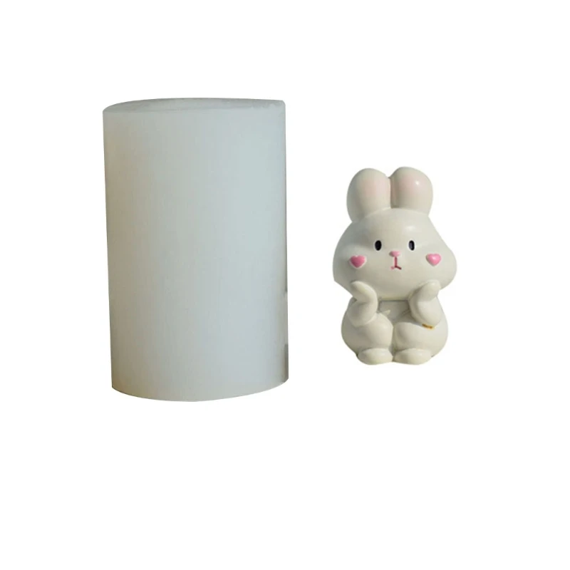 Rabbit Epoxy Gypsum Handwork Soap Mold Plasters Mold Making Supplies DropShip