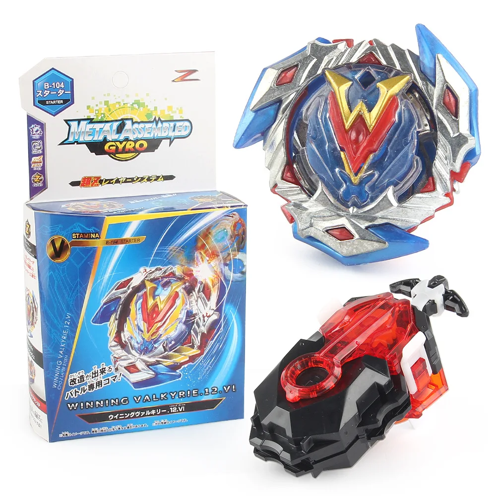 

Launcher Set Burst B104 Super Z WINNING VALKYRIE.12.VI Spinning Top Spin Gyro B-104 Kids Games Toy For Children