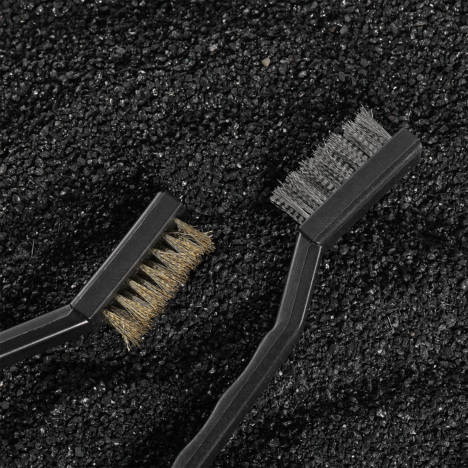 6pcs Industrial 18cm Long Handle Scratch Brush Brass Stainless Steel Wire Cleaning Tools Curved Home Use