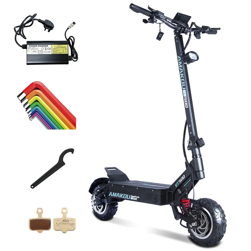 Uma peça dropshipping scooter elétrico de 11 polegadas 9000W72V38AH bateria de lítio scooter elétrico em estoque nos Estados Unidos