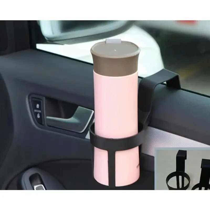 

2015 For Car Truck Interior 2 Piece Portable Car Cup Holder Universal Window Beverage Bottle Holder Container Hook Hot