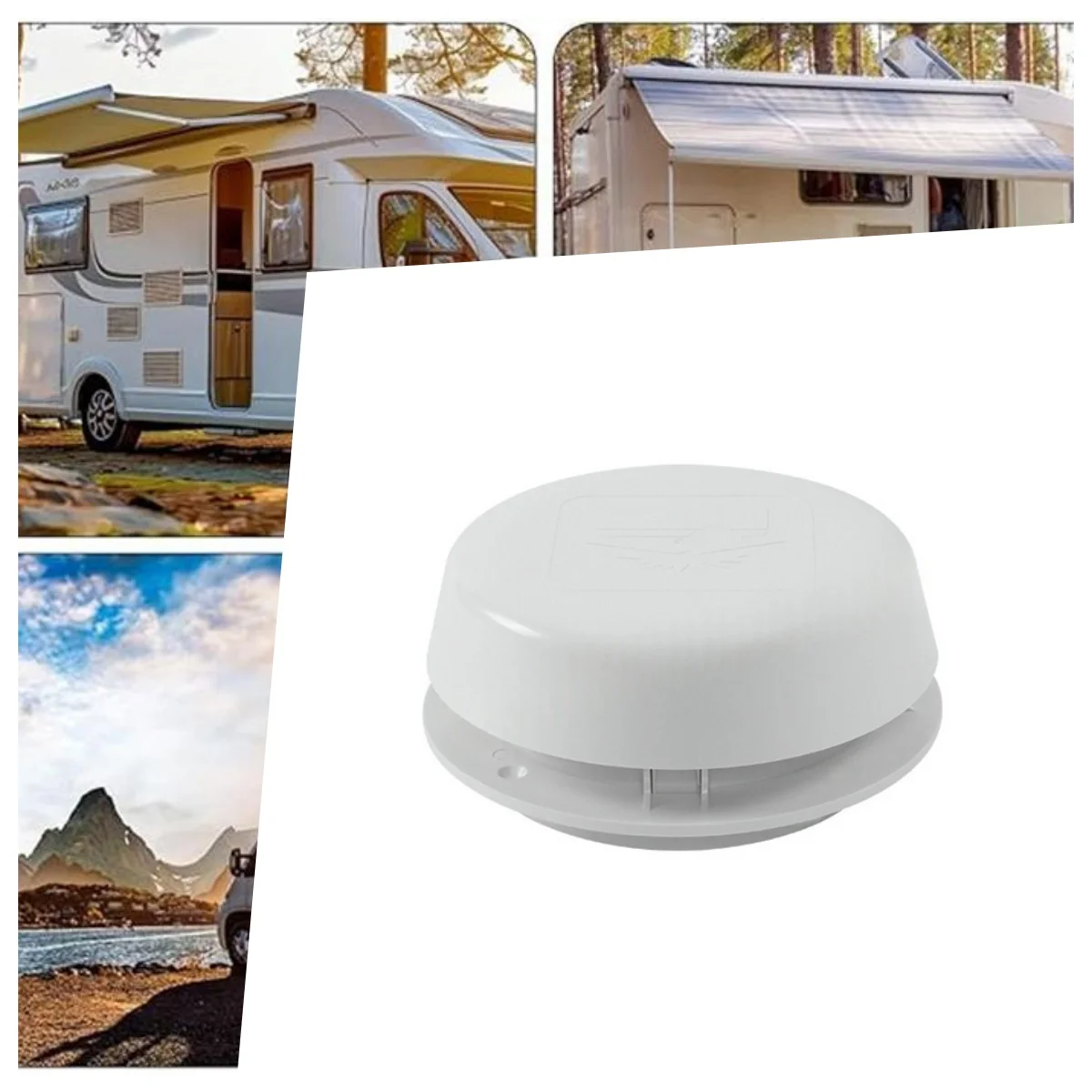 1 قطعة قافلة RV الفطر رئيس منفذ الهواء سقف غطاء التهوية RV هود غطاء متنقل اكسسوارات السيارات تركيب استبدال #1