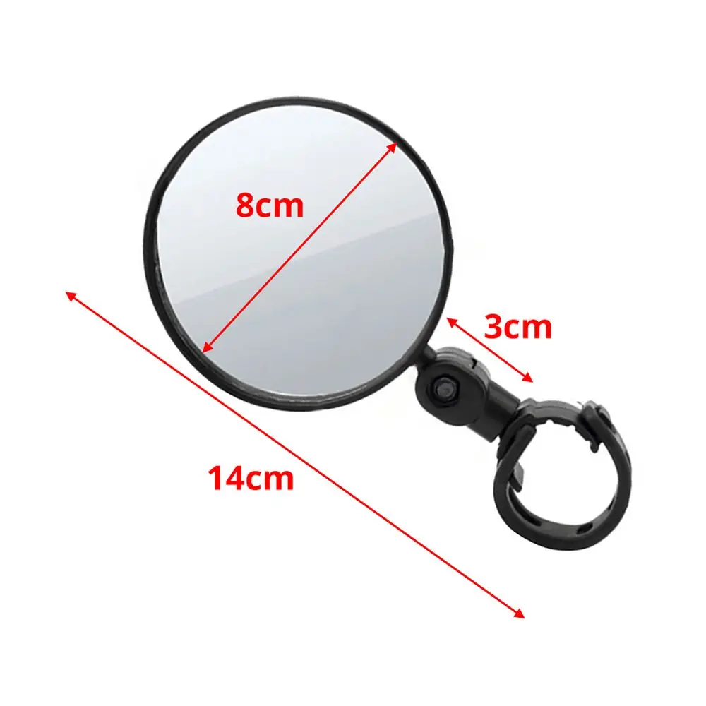 

Flexible Adjustable Cycling Rubber+ABS Rear View Motorcycle Looking Glass Bicycle Mirror Handlebar Bike Rearview