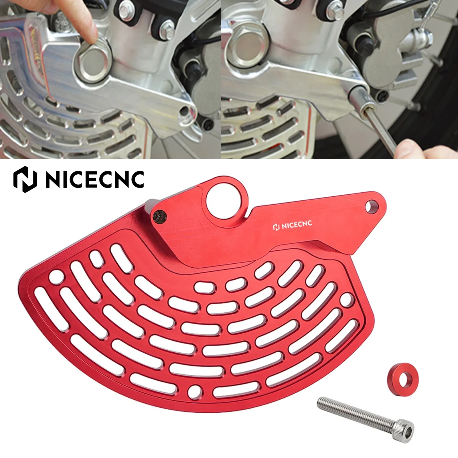 

Защита переднего тормозного диска NICECNC для мотоциклов Beta RR 300 X-PRO, RR 125, 200, 300, 390, 430, 480, XPRO 2025, 2024 годов, а также для 300 RR 2013-2023 годов