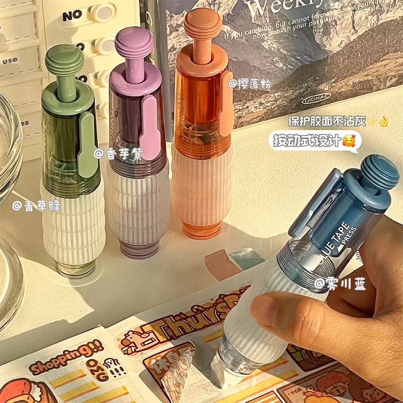 Transparent Dot Dispensing Double-sided Tape Viscose Replaceable Refills Handbook Dot Glue Stationery School Office Supplies