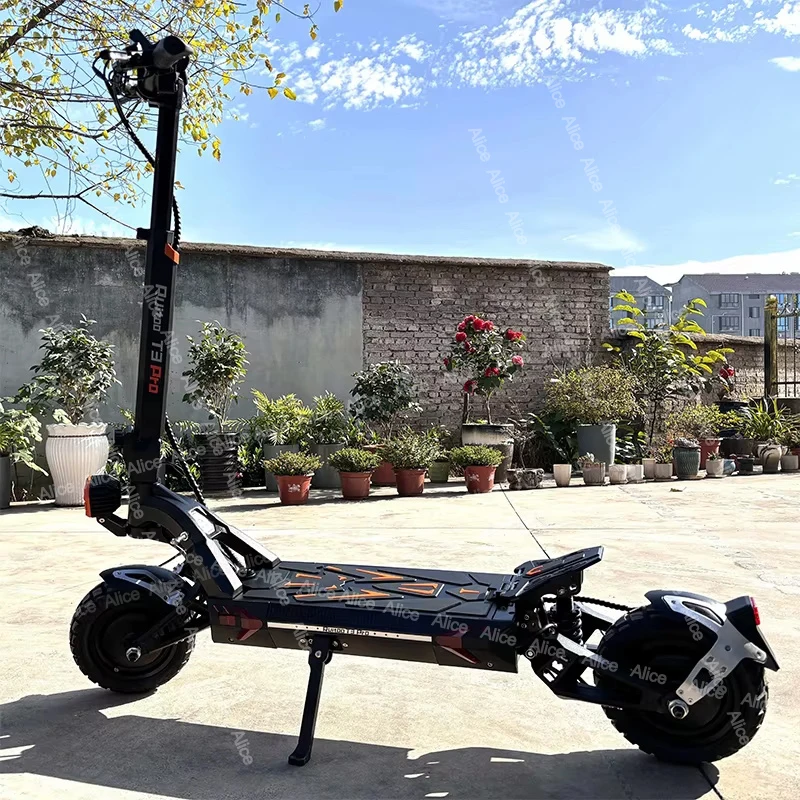 EU 2024 T3 Pro  Electric Scooters 3200W 60V 28.6AH Dual Motors Max Speed 70km/h Max Mileage 90KM Foldable  Hydraulic brakes