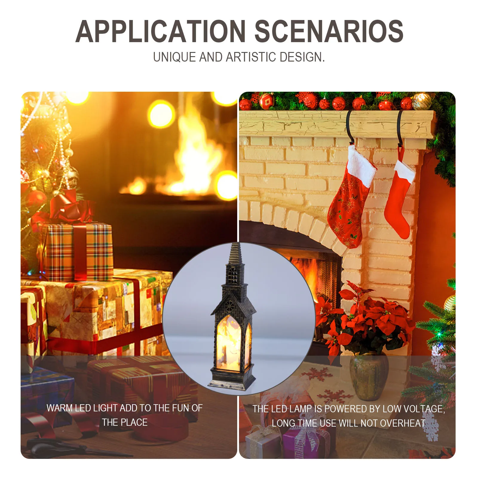 

LED Wind Lamp Lights Decor Christmas Decorations Desk Small Plastic Child Xmas Outdoor