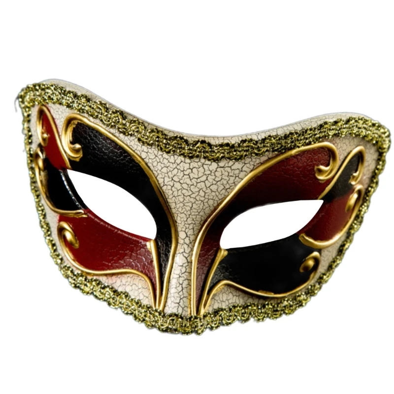 Hombre Mujer Mascarada Media Cara Halloween Eyemask Mascarada Disfraz Decoración