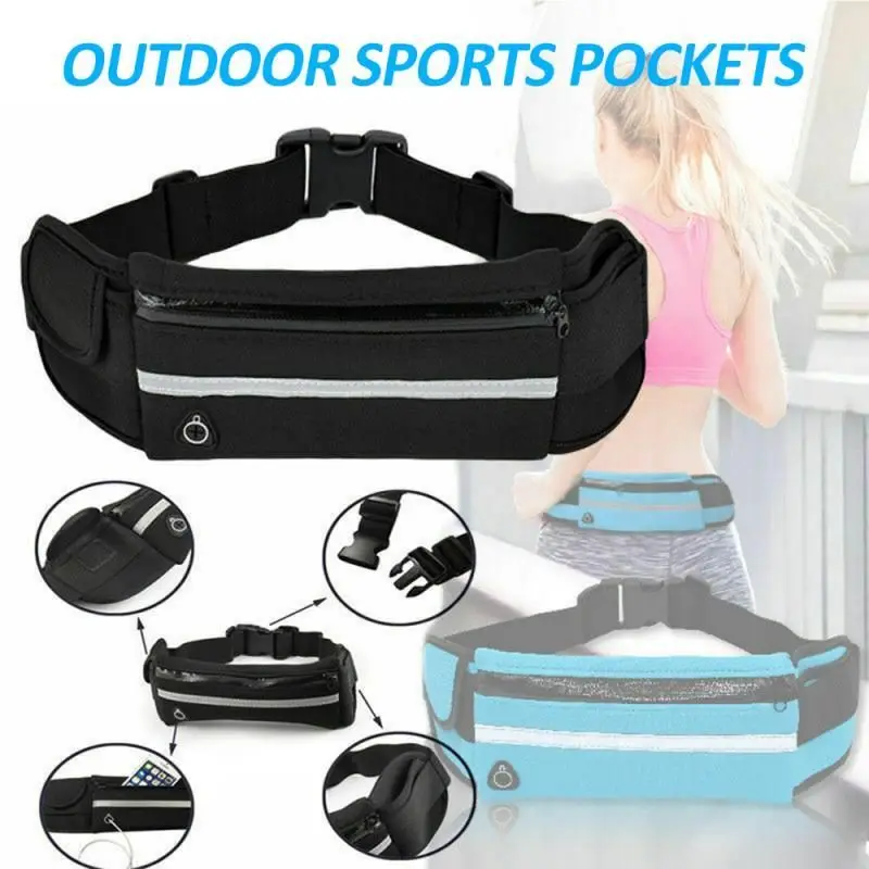 Running Bag Women Waist bag Belt bag Men Sports Fanny Pack Mobile Phone Bag Gym Running Cell Phone Jogging Run Cycling Bag