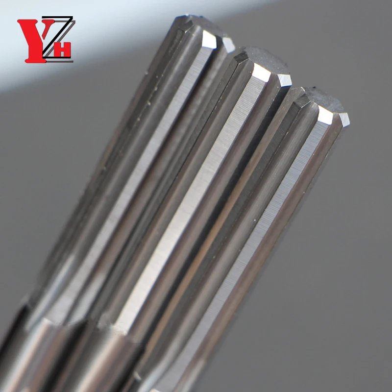 YZH Carbide Machine Reamer HRC50 Straight Groove 11 12 13 14 15 16 ~25mm Tolerance H7 Harened Steel Metal Cutter CNC Inner Hole