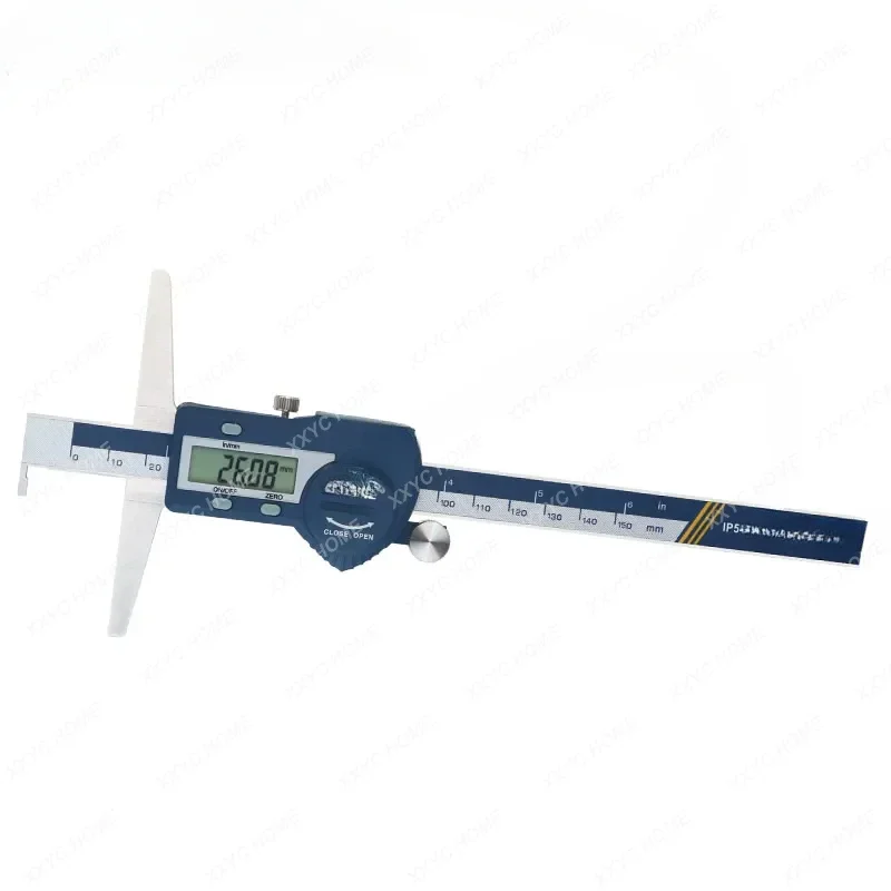 0-150/200/300mm Single Hook Digital Depth Digital Vernier Caliper Electronic Caliper Stainless Depth Caliper