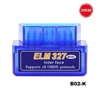 Wireless Mini ELM327 Obd2 V1.5 Car Scanner Clear Error Code Double PCB Car Diagnostic Tools Latest Version B02 Bluetooth 2.0 OBD