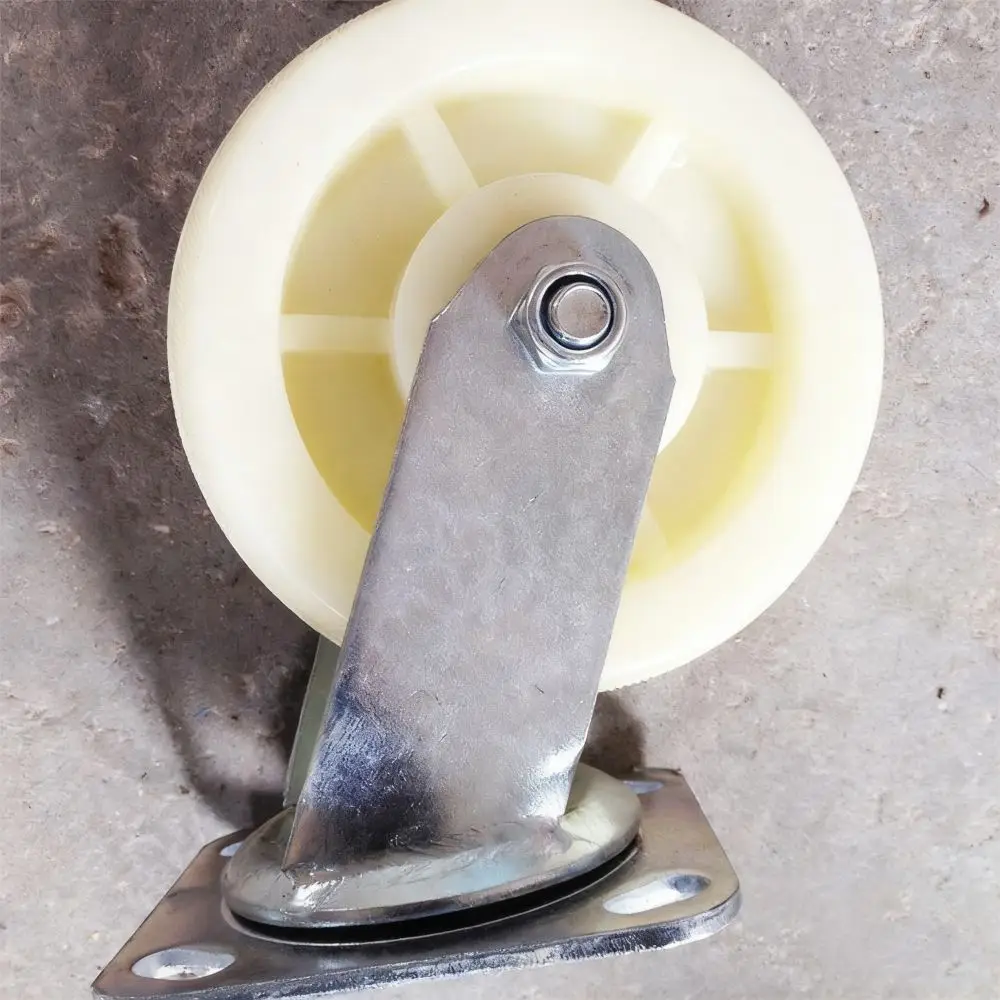 

Super Mute Сверхмощные ролики Высокая нагрузка Износостойкое универсальное колесо Водонепроницаемое нейлоновое мягкое резиновое универсальное роликовое колесо