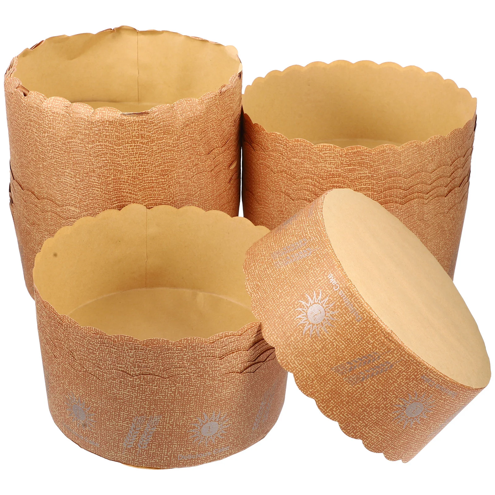 

100 Pcs Cake Pans Paper Baking Cups Cupcake Container Wrapping Muffin Papers Holders