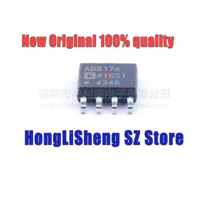 5pcs/lot AD817ARZ AD817AR AD817A AD817 SOP8 Chipset 100% New&Original In Stock