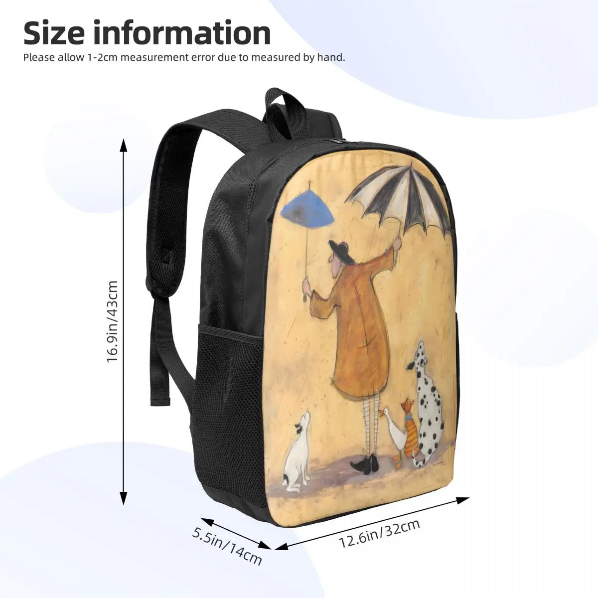 Mochila escolar Sam Basic de 17 polegadas – Mochila minimalista e elegante para adolescentes e adultos jovens