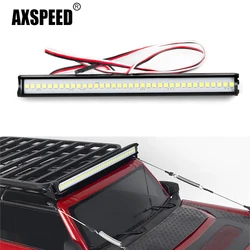 AXSPEED Metal LED Lights Roof Lamp Light Bar for TRX-4 Early Bronco 1/10 RC Crawler Car Model Upgrade Parts