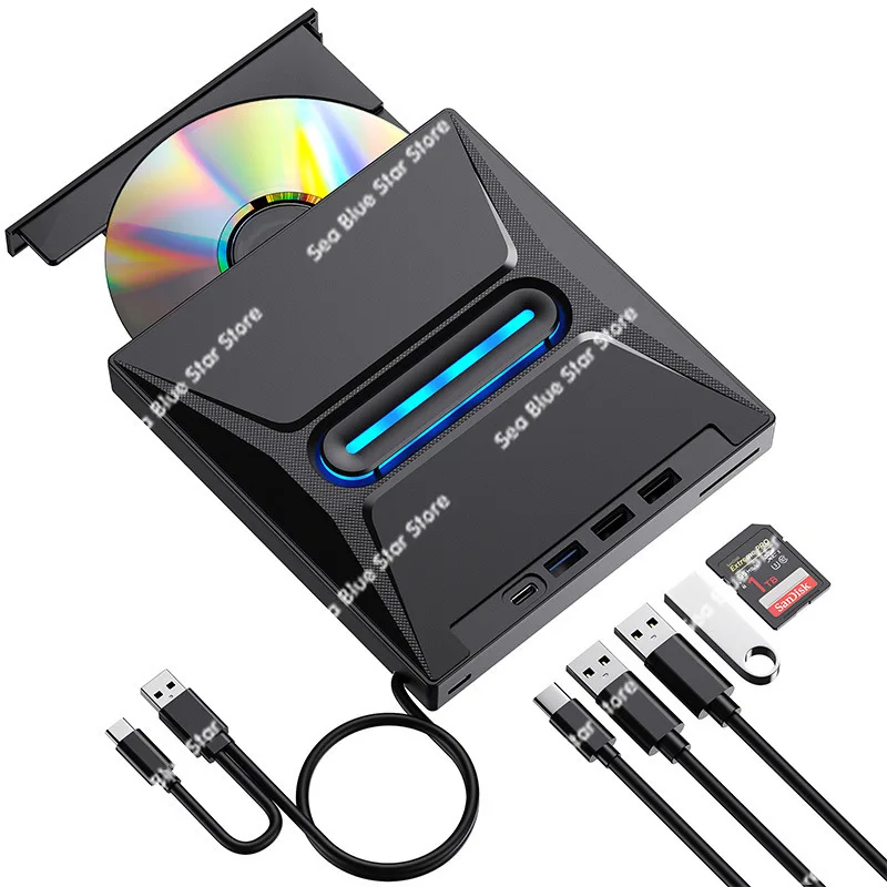Blu-ray USB external optical drive computer notebook desktop multi-function DVD burner expansion card external burning