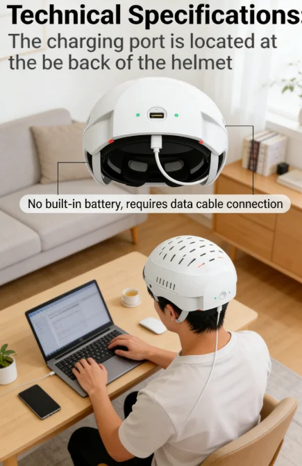 

Лазерная шапка Laser Cap 90 Laser 210 LED для восстановления роста волос при алопеции, диффузной алоpecia areata и истончении волос, уход за кожей головы