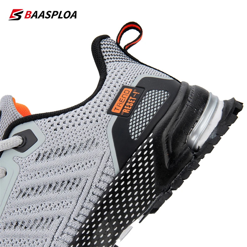 Baasploa 2023 New Running Shoes for Women Breathable Sneakers Wear Resistant Antiskid Sport Lightweight Female Walking Shoes