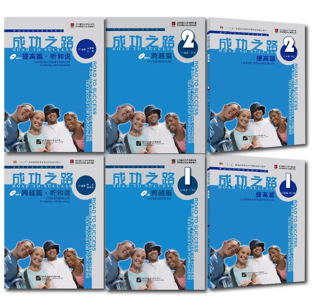 Road to Success Intermediate Level Series Complete Set of 6 Books Learn Chinese