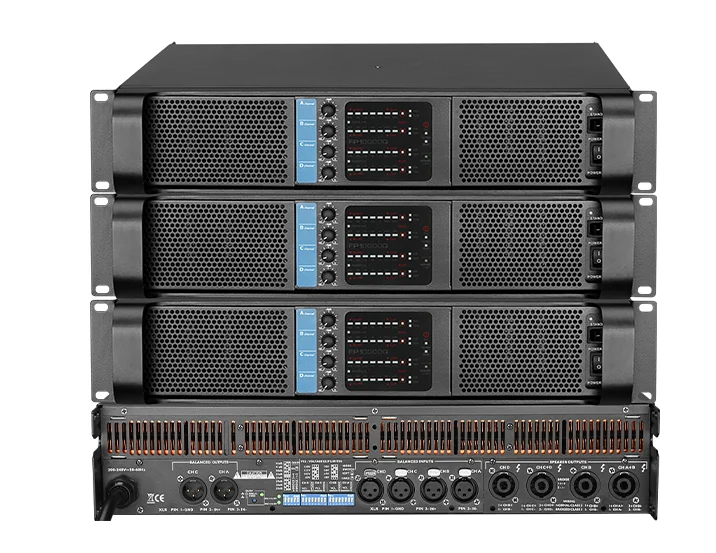 High Power FP10000Q 4 Channel Professional Power Amplifier 4*1300W Class TD Stage Audio Amplifier for Line Array & Subwoofer