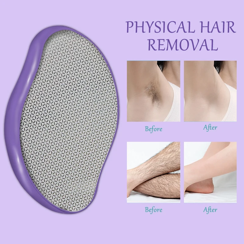 Crystal Physical Hair Removal Eraser Glass Hair Remover Nano Painless Epilator Safe Reusable Body Care Depilation Tool