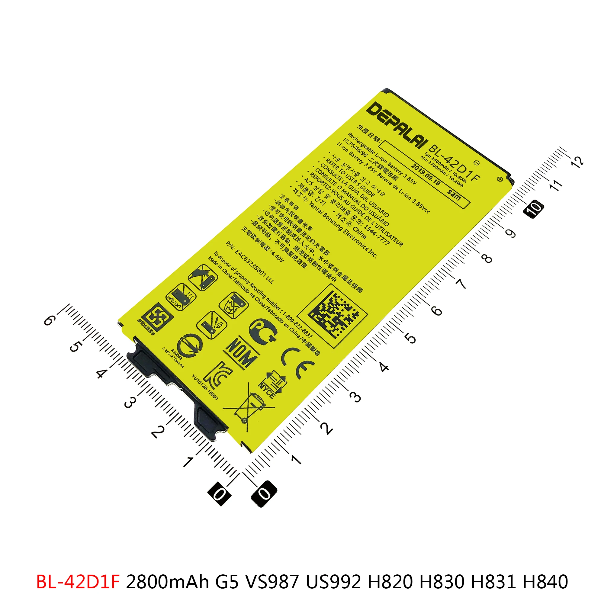 BL-53YH BL-51YF BL-42D1F Battery For LG Optimus G3 G4 G5 D830 D850 D851 LS990 H815 H818 H810 VS987 US992 H820 F700 Batteries