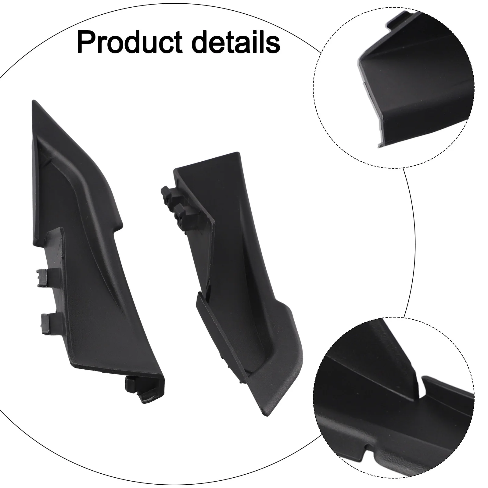 Set of Front Left and Right Cowl Covers for Hyundai For Elantra Compatible with Models from 2011 to 2016 Part Numbers