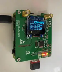 Duplex  MMDVM  Hotspot  With OLED  + Raspberry  PI 2B  P25 DMR YSF NXDN Fusion +Anenna and SD Card