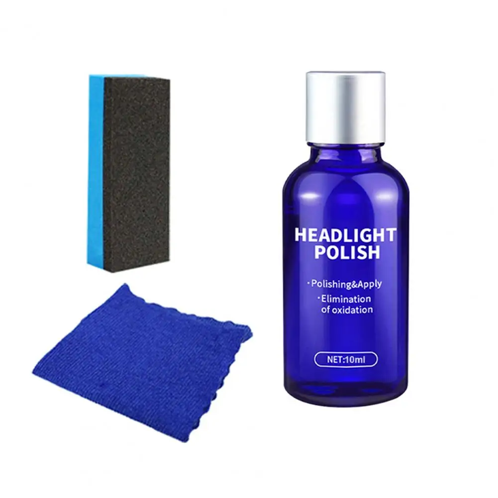 Headlight Polishing Liquid Useful Easy to Use Quick Clean Headlight Polishing Anti-scratch Repair Fluid for Driver