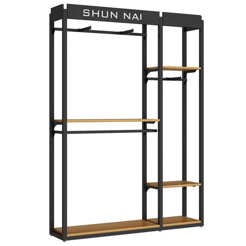 custom.Custom Top Wooden Clothes Display Racks Retail Men's Boutique Shop Interior Design Premium Quality Furniture