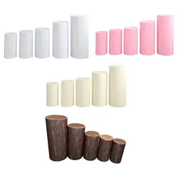 5 . Cylindrical Socket Holder Covers, Dessert Pedestal Covers, Fashion Soft Cylinder Socket Covers for Wedding Events