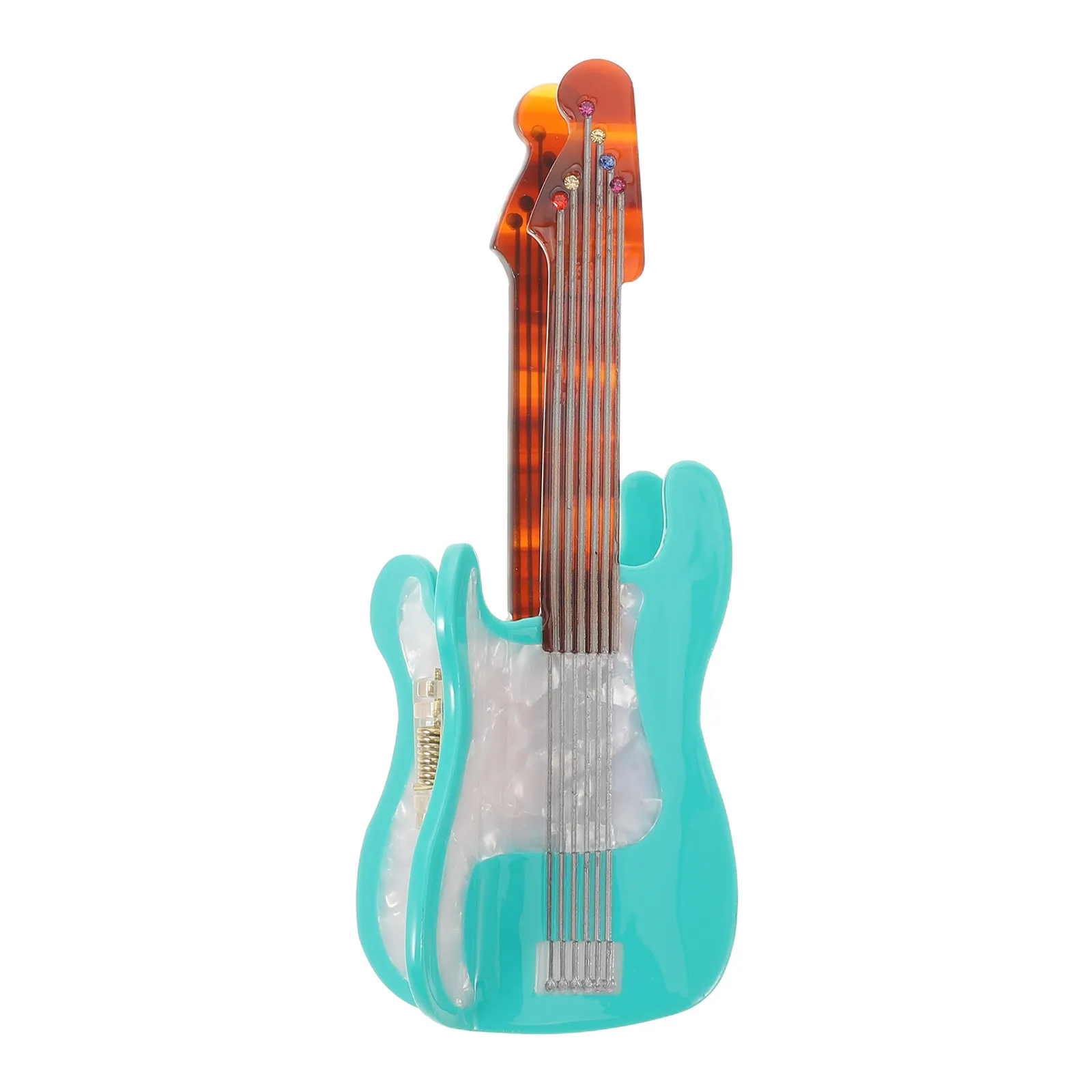 

Music Hair Clip Guitar Shape Barrette for Women Girls Strong Hold Jaw Clips Music Festival Hair Accessories Stylish Acoustic