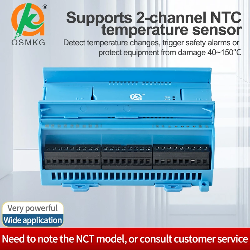 oshangming 16DI 16DO Relay Output PLC 2 AI 2AO RS485 RS232 LAN Modbus Rtu/TCP ladder Diagram PLC Controller