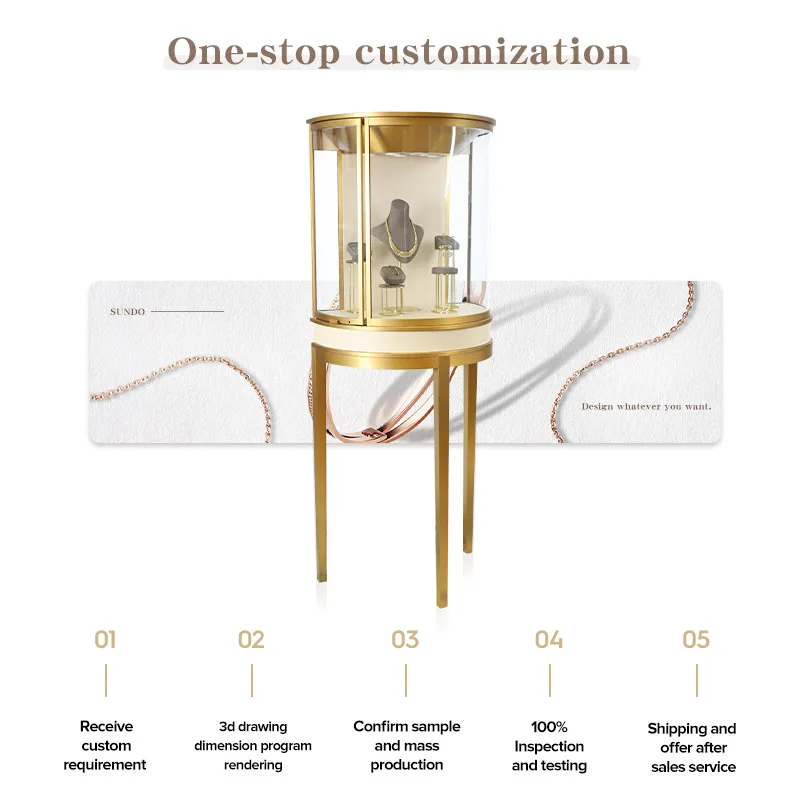 Custom, Betaalbare Sieraden Winkel Meubels Showcase Custom Logo Parfum Opslag Bril Kristallen Vitrine Met Led Licht